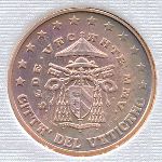 Vatican City, 5 euro cent, 2005
