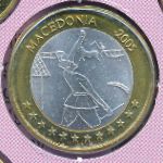 Македония., 1 евро (2005 г.)