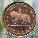 Словения., 1 евроцент (2004 г.)