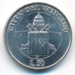 Vatican City, 50 lire, 2000