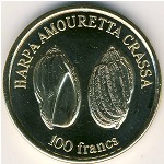 Уоллис и Футуна., 100 франков (2011 г.)