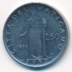 Vatican City, 50 lire, 1959