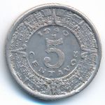 Mexico, 5 centavos, 1936–1942