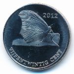 Остров Бонайре., 25 центов (2012 г.)