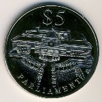Singapore, 5 dollars, 1999
