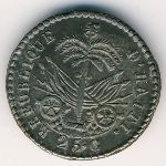 Haiti, 25 centimes, 1827–1834