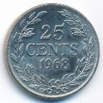 Либерия, 25 центов (1968–1975 г.)