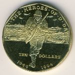Marshall Islands, 10 dollars, 1994