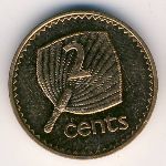 Фиджи, 2 цента (1969–1985 г.)