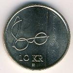 Norway, 10 kroner, 2008