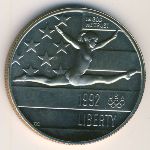 USA, 1/2 dollar, 1992