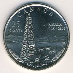 Канада, 25 центов (2005 г.)