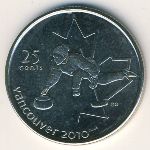 Canada, 25 cents, 2007–2008