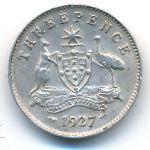 Австралия, 3 пенса (1927 г.)