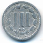 США, 3 цента (1865 г.)