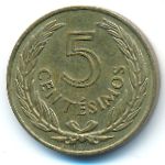 Uruguay, 5 centesimos, 1960