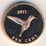 Остров Саба, 1 цент (2011 г.)