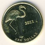 Остров Саба, 1 доллар (2011 г.)