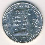 Cuba, 50 centavos, 1953