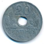 France, 20 centimes, 1941–1944