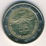 Belgium, 2 euro, 2008