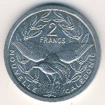 Новая Каледония, 2 франка (1973–2018 г.)