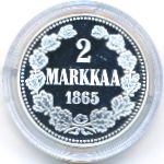 Финляндия., 2 марки (1865 г.)