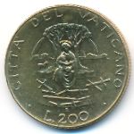 Ватикан, 200 лир (1987 г.)