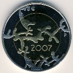Finland, 5 euro, 2007