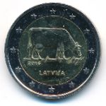 Latvia, 2 евро (2016 г.)
