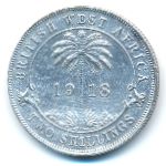 British West Africa, 2 шиллинга (1918 г.)