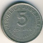 Аргентина, 5 сентаво (1950 г.)