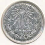 Mexico, 10 centavos, 1905–1914