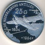 Антильские острова, 25 гульденов (1994 г.)