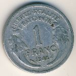 France, 1 franc, 1944–1945