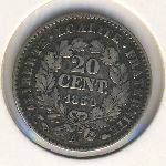 France, 20 centimes, 1849–1851