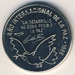 Cuba, 1 peso, 1986