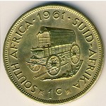 ЮАР, 1 цент (1961–1964 г.)