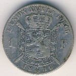 Бельгия, 1 франк (1886 г.)