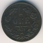 Швеция, 1 эре (1873 г.)
