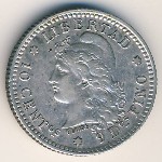 Argentina, 10 centavos, 1881–1883