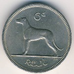 Ireland, 6 pence, 1942–1969