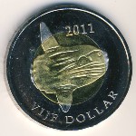 Остров Святого Евстафия, 5 долларов (2011 г.)