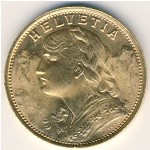 Швейцария, 20 франков (1901–1935 г.)