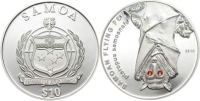 Крыланы на монетах Самоа