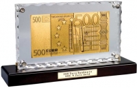 «Банкнота 500 Euro» в стекле