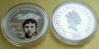Монета Ниуэ с портретом Владимира Высоцкого
