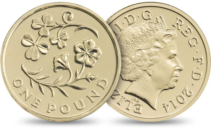 2014 Scotland £1 Coin