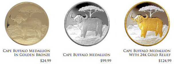 Cape Buffalo Medallio