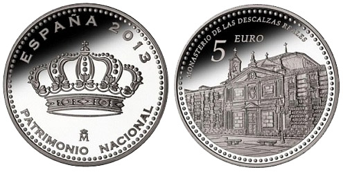 Монета «Монастырь Дескальсас Реалес»